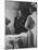Sir William Osler Reading a Patient's Chart at Bedside as a Nurse Watches, Ca. 1903-null-Mounted Photo