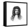 Sir William Petty, 17th Century English Economist, Scientist and Philosopher-null-Framed Stretched Canvas