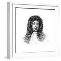 Sir William Petty, 17th Century English Economist, Scientist and Philosopher-null-Framed Giclee Print