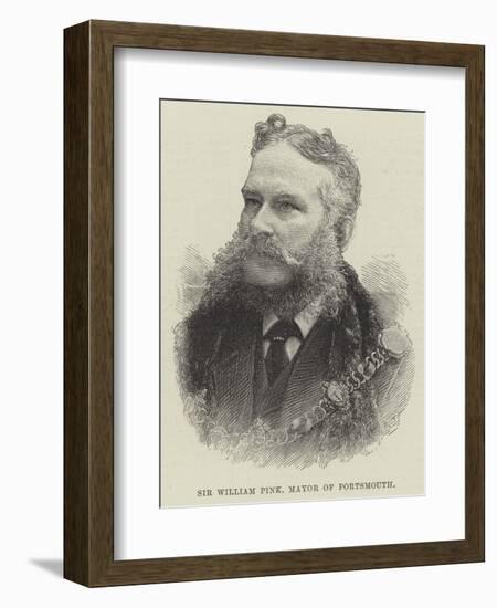 Sir William Pink, Mayor of Portsmouth-null-Framed Giclee Print