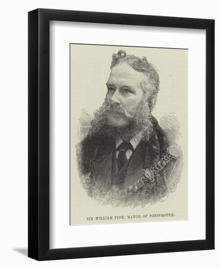 Sir William Pink, Mayor of Portsmouth-null-Framed Giclee Print