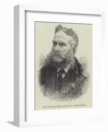 Sir William Pink, Mayor of Portsmouth-null-Framed Giclee Print