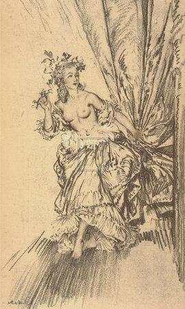 Madame du Barry as a Bacchante