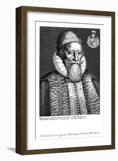 Sir William Waad-null-Framed Art Print