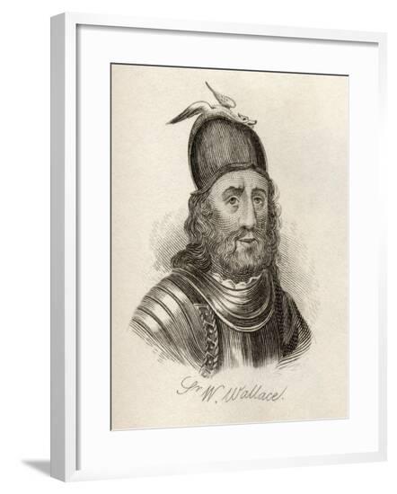Sir William Wallace, from 'Crabb's Historical Dictionary', Published 1825--Framed Giclee Print