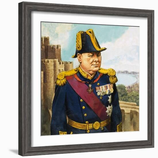 Sir Winston Churchill, 1942-45-null-Framed Giclee Print