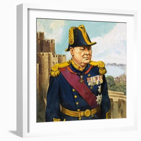 Sir Winston Churchill, 1942-45-null-Framed Giclee Print