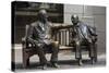 Sir Winston Churchill and President Eisenhower in Mayfair, London, England, United Kingdom-James Emmerson-Stretched Canvas