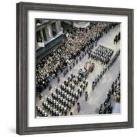 Sir Winston Churchill Funeral Procession-null-Framed Photographic Print