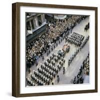 Sir Winston Churchill Funeral Procession-null-Framed Photographic Print