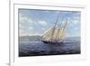 Sir Winston Churchill off Whitby-Steven Dews-Framed Giclee Print