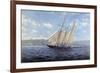 Sir Winston Churchill off Whitby-Steven Dews-Framed Giclee Print