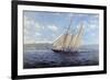 Sir Winston Churchill off Whitby-Steven Dews-Framed Giclee Print