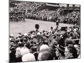 Sir Winston Churchill, Trooping the Color-Toni Frissell-Mounted Photo