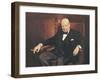 Sir Winston Churchill-Arthur Pan-Framed Giclee Print