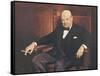 Sir Winston Churchill-Arthur Pan-Framed Stretched Canvas