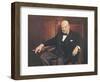 Sir Winston Churchill-Arthur Pan-Framed Art Print