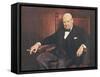 Sir Winston Churchill-Arthur Pan-Framed Stretched Canvas