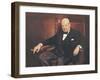 Sir Winston Churchill-Arthur Pan-Framed Premium Giclee Print