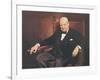 Sir Winston Churchill-Arthur Pan-Framed Art Print