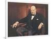 Sir Winston Churchill-Arthur Pan-Framed Art Print