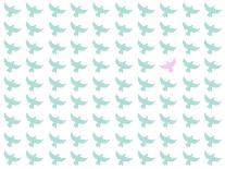 Birds Seamless Pattern-Sira Anamwong-Art Print