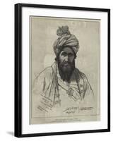 Sirdar Abdul Khalik Khan, Chief of Bezoot-William 'Crimea' Simpson-Framed Giclee Print