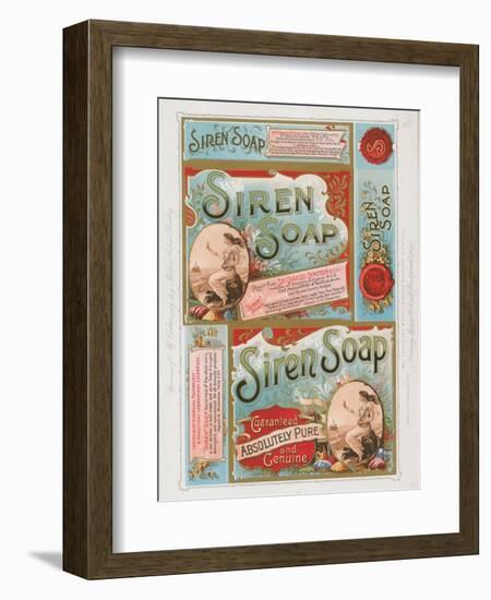 Siren Soap-null-Framed Giclee Print