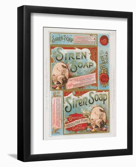 Siren Soap-null-Framed Giclee Print