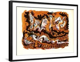 Sirenes-André Masson-Framed Premium Edition