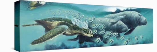 Sirens ‘A Sea-Durwood Coffey-Stretched Canvas