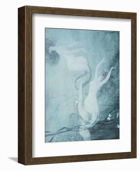 Sirens, Watercolour, 1897, French-Louis Maurice Boutet De Monvel-Framed Giclee Print