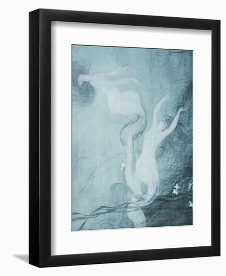 Sirens, Watercolour, 1897, French-Louis Maurice Boutet De Monvel-Framed Giclee Print