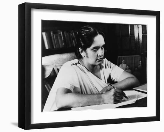 Sirimavo Bandaranaike Was the Modern World's First Female Head of Government, 1960s-null-Framed Photo