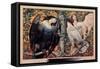 Sirin Et Alkonost, Une Chanson De Joie Et De Chagrin (Sirin and Alkonost, A Song of Joy and Sorrow)-Victor Mikhailovich Vasnetsov-Framed Stretched Canvas