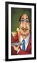 Sirio the Waiter-Will Rafuse-Framed Giclee Print