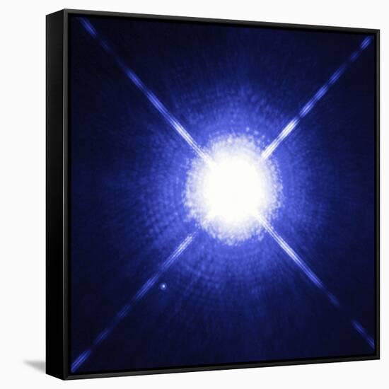 Sirius Binary Star System-H. Bond-Framed Stretched Canvas