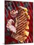 Sirloin Steak with Onions on a Barbecue-Ulrike Koeb-Mounted Photographic Print