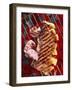Sirloin Steak with Onions on a Barbecue-Ulrike Koeb-Framed Photographic Print