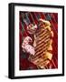 Sirloin Steak with Onions on a Barbecue-Ulrike Koeb-Framed Photographic Print