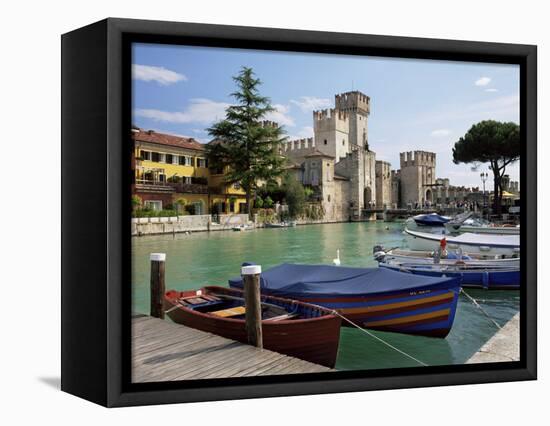 Sirmione, Lago Di Garda, Lombardia, Italian Lakes, Italy-Gavin Hellier-Framed Stretched Canvas