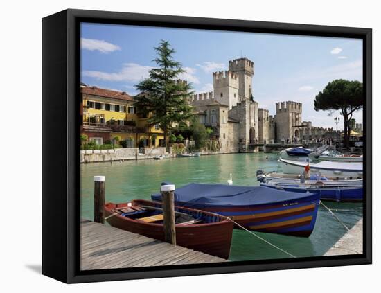 Sirmione, Lago Di Garda, Lombardia, Italian Lakes, Italy-Gavin Hellier-Framed Stretched Canvas