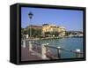 Sirmione, Lake Garda, Italian Lakes, Lombardy, Italy, Europe-Vincenzo Lombardo-Framed Stretched Canvas