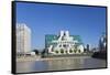 SIS and MI6 Building, 85 Albert Embankment, Vauxhall, London-null-Framed Stretched Canvas