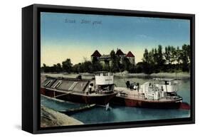 Sis Kroatien, Stari Grad, Lastkähne, Szava, Kanal-null-Framed Stretched Canvas