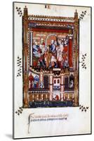 Sisinnius Orders the Arrest of St Denis, 1317-null-Mounted Giclee Print