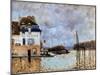 Sisley: Flood, 1876-Alfred Sisley-Mounted Giclee Print