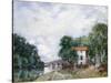 Sisley: Landscape-Alfred Sisley-Stretched Canvas