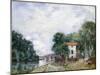 Sisley: Landscape-Alfred Sisley-Mounted Giclee Print