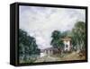 Sisley: Landscape-Alfred Sisley-Framed Stretched Canvas